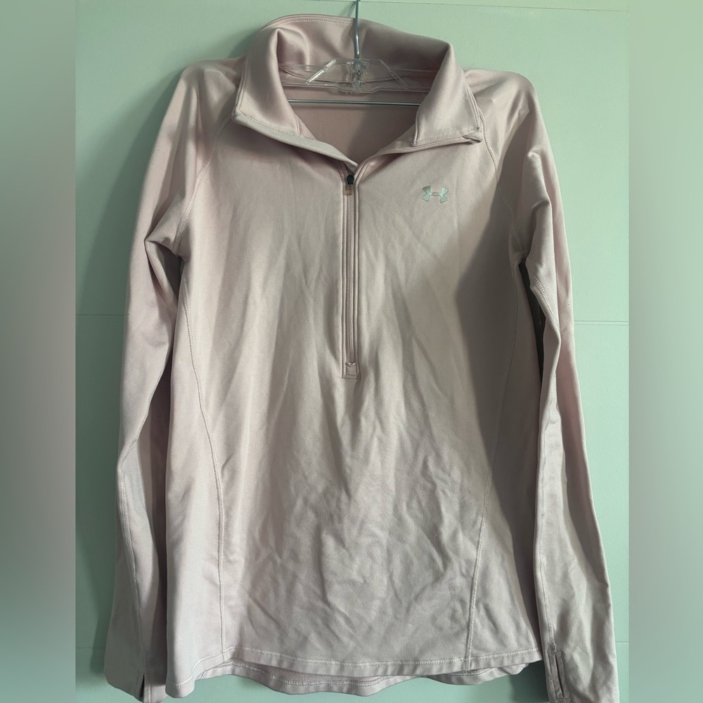 Under Armour Blush Pink Half-Zip Pullover
